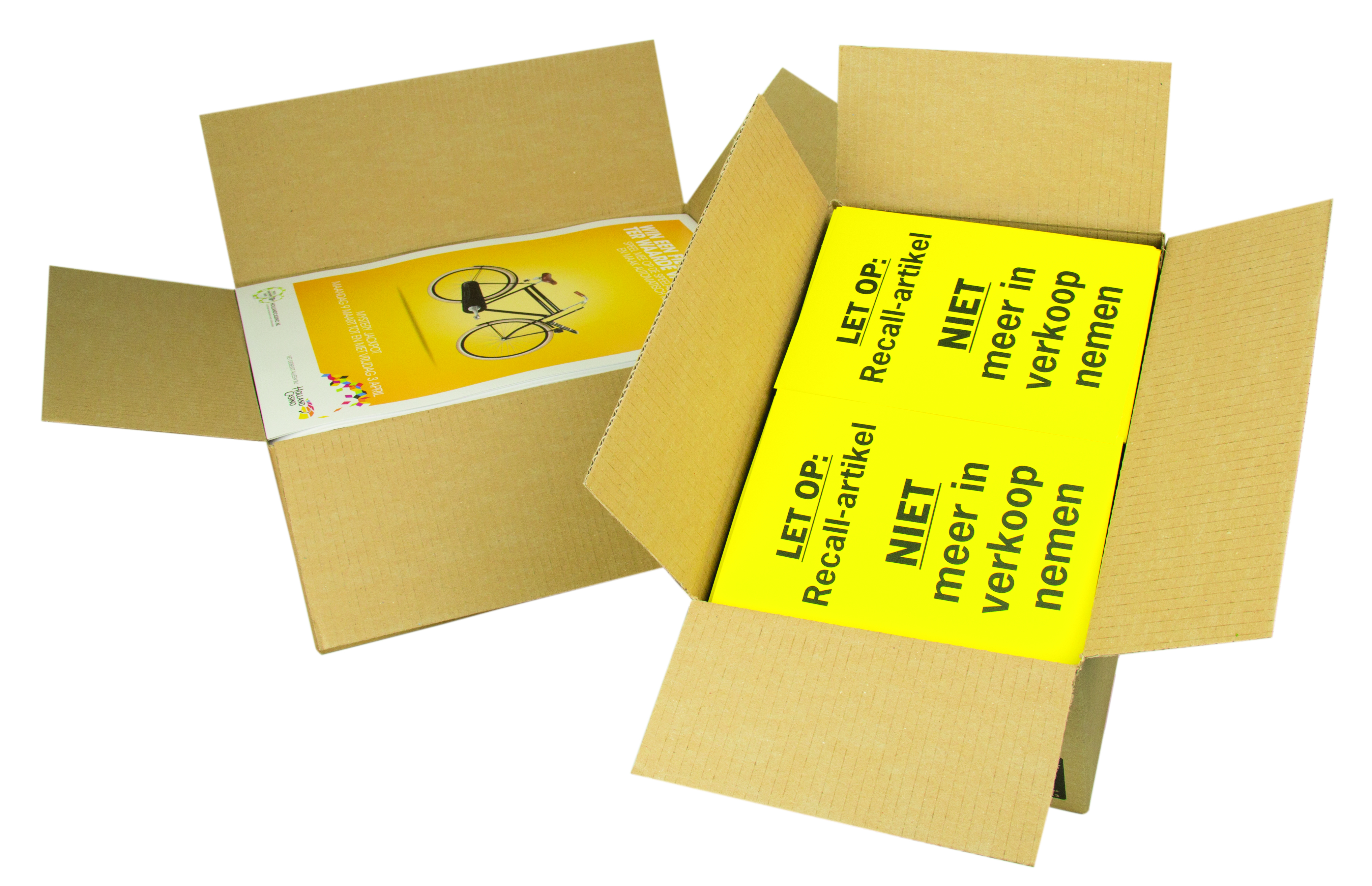 Karton für Drucksachen Weiße DIN-Boxen sind starke und professionelle Verpackungen.